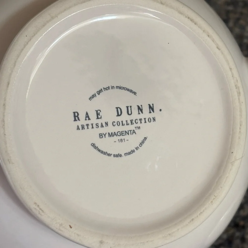 Rae Dunn “TEA” Ceramic Teapot